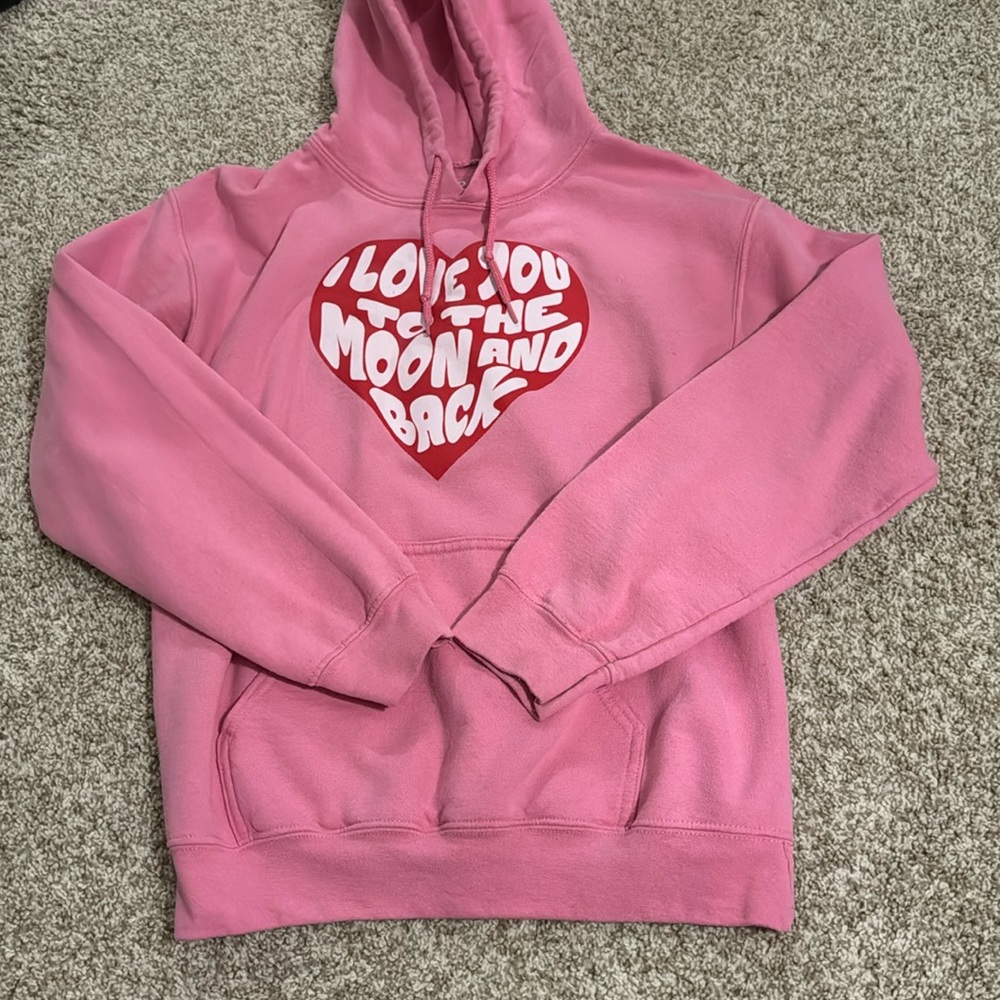 Faded Moon pink sweatshirt